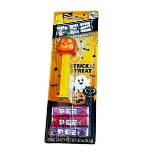 NEW Sealed PEZ Halloween Pumpkin with Candy Jack O Lantern Trick or Treat